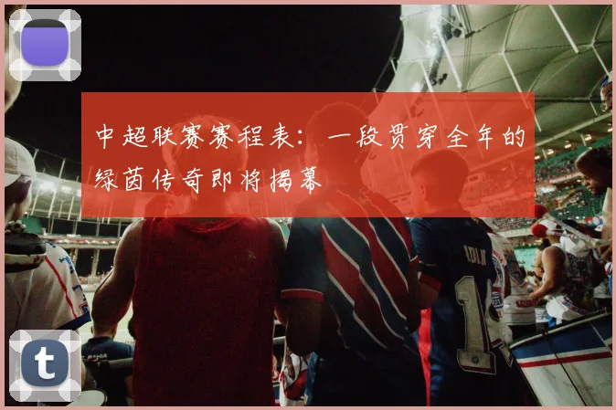 中超联赛赛程表：一段贯穿全年的绿茵传奇即将揭幕